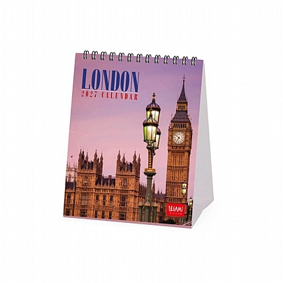 Μηνιαίο Επιτραπέζιο Ημερολόγιο 2027 Σπιράλ - London (12x14.5) - Legami