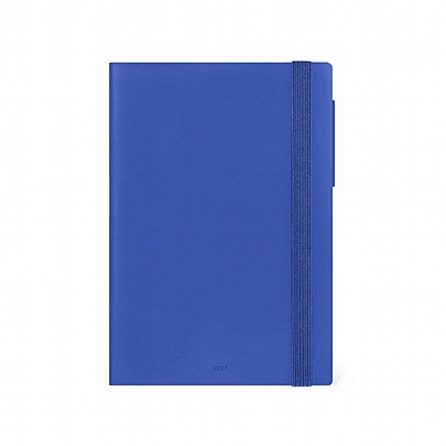 Ημερήσιο Ημερολόγιο με Λάστιχο 2027 - Eclectic Blue (12x18) - Legami