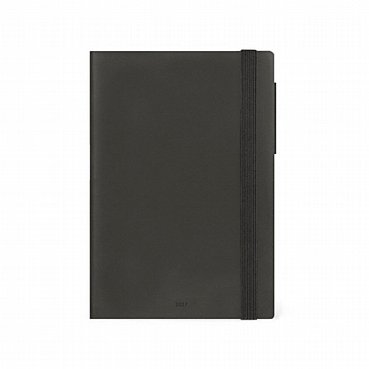 Ημερήσιο Ημερολόγιο με Λάστιχο 2027 - Black Suit (12x18) - Legami