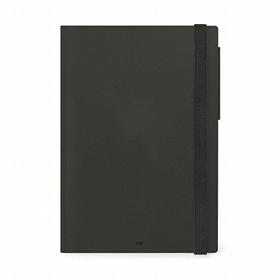 Ημερήσιο Ημερολόγιο με Λάστιχο 2027 - Black Suit (17x24) - Legami