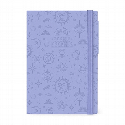 Ημερήσιο Ημερολόγιο με Λάστιχο 2027 - Cosmic Lilac (17x24) - Legami