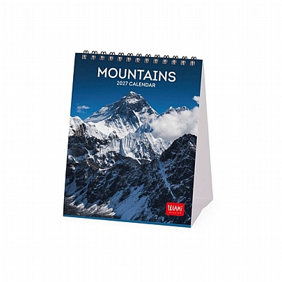 Μηνιαίο Επιτραπέζιο Ημερολόγιο 2027 Σπιράλ - Mountains (12x14.5) - Legami