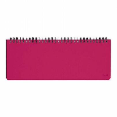 Εβδομαδιαίο Planner Γραφείου με Σπιράλ 2027 - Raspberry Jam (27.2x10.2) - Legami