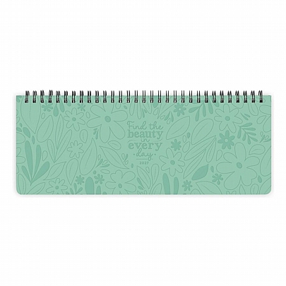 Εβδομαδιαίο Planner Γραφείου με Σπιράλ 2027 - Botanic Garden (27.2x10.2) - Legami