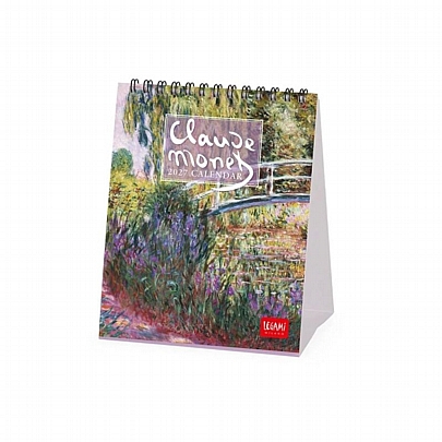 Μηνιαίο Επιτραπέζιο Ημερολόγιο 2027 Σπιράλ - Claude Monet (12x14.5) - Legami