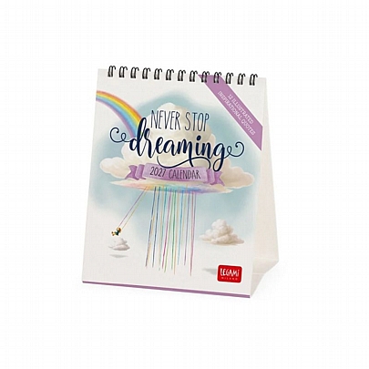 Μηνιαίο Επιτραπέζιο Ημερολόγιο 2027 Σπιράλ - Never Stop Dreaming (12x14.5) - Legami