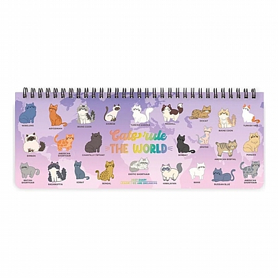 Εβδομαδιαίο Planner Γραφείου με Σπιράλ 2027 - Kitty (27.2x10.2) - Legami