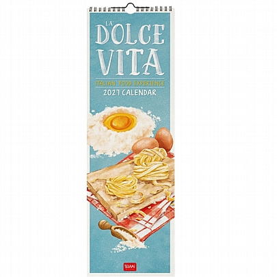 Μηνιαίο Ημερολόγιο Τοίχου 2027 - La Dolce Vita (16x49) - Legami
