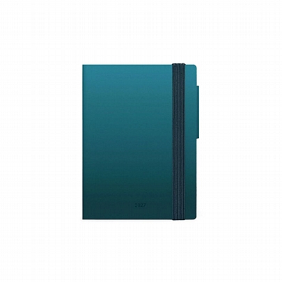 Εβδομαδιαίο Ημερολόγιο Mini με Λάστιχο 2027 - Deep Teal (8x11) - Legami