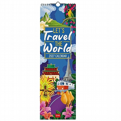 Μηνιαίο Ημερολόγιο Τοίχου 2027 - Lets Travel the World (16x49) - Legami