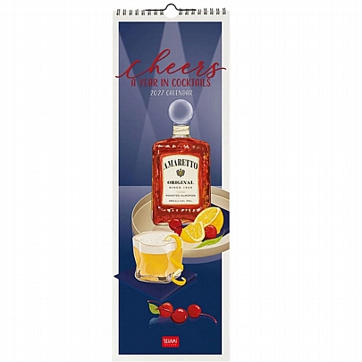Μηνιαίο Ημερολόγιο Τοίχου 2027 - Cheers (16x49) - Legami