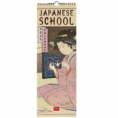 Μηνιαίο Ημερολόγιο Τοίχου 2027 - Japanese School (16x49) - Legami