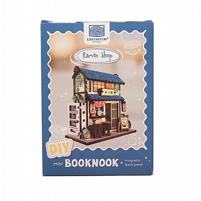 Ξύλινο Παζλ 3D με Μαγνήτη Mini Book Nook - Ramen Shop - Cartartem
