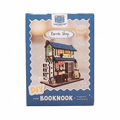 Ξύλινο 3D Παζλ Mini Book Nook - Ramen Shop - Cartartem