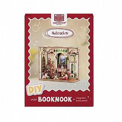 Ξύλινο Παζλ 3D με Μαγνήτη Mini Book Nook - Nutcracker - Cartartem