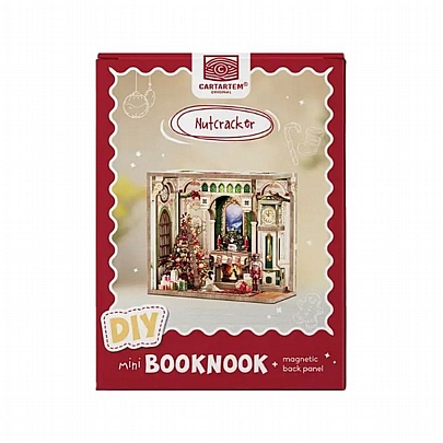 Ξύλινο 3D Παζλ Mini Book Nook - Nutcracker - Cartartem
