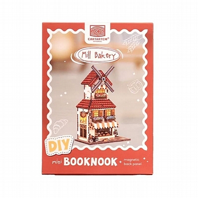 Ξύλινο 3D Παζλ Mini Book Nook - Mill Bakery - Cartartem